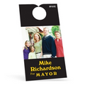 Door Hanger w/ Top Slit (3 1/2"x6 3/4") White 10 Point Card Stock